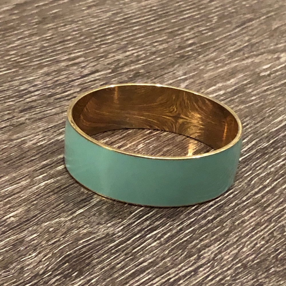 J. Crew Turquoise Enamel Bangle - Picture 2 of 5